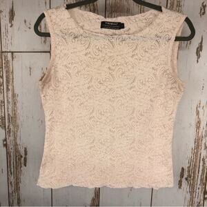 Tribal Stretch Lacy Blouse, Size Large.  In good used condition!